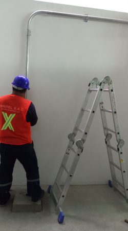 Obras Civiles: canalizado con tuberia conduit